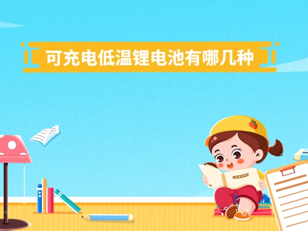 可充电低温锂电池有哪几种