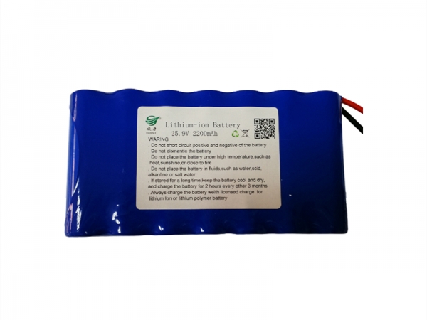 25.9V 2200mAh圆柱锂电池