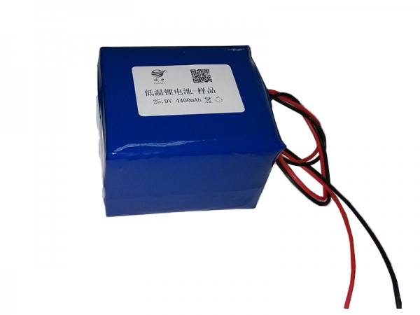  25.9V 4400mAh  608180 低温锂电池