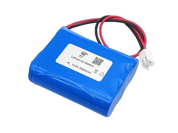 10.8V 2600mAh cylindrical lithium battery-2pin