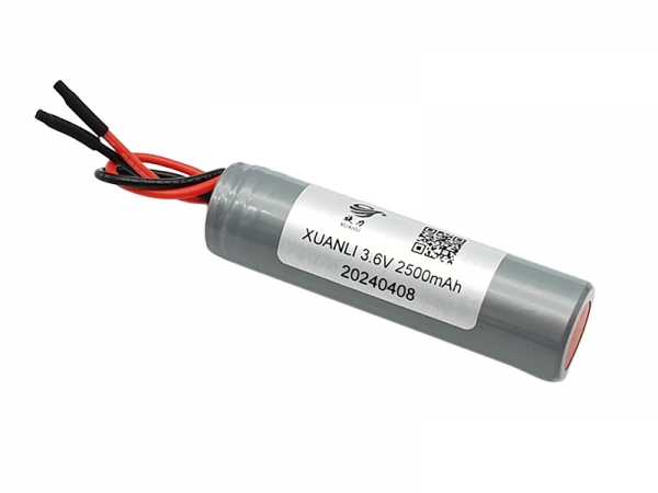 3.7V 2500mAh 18650 cylindrical lithium battery