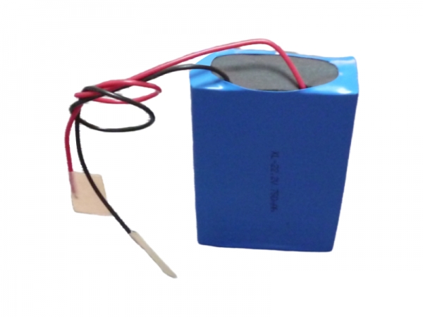 22.2V 750mAh cylindrical lithium battery