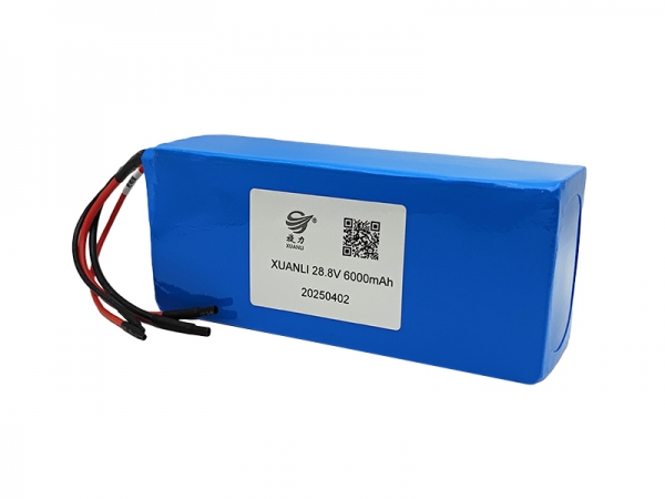28.8V 6000mAh 进口圆柱锂电池