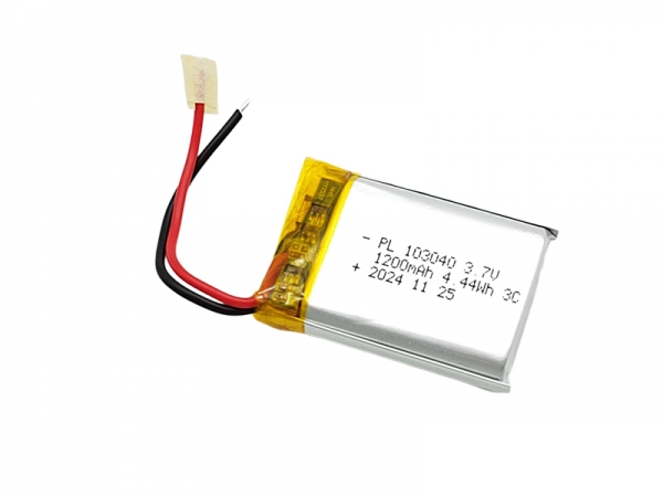 3.7V聚合物锂电池 | 103040 1200mAh 3.7V
