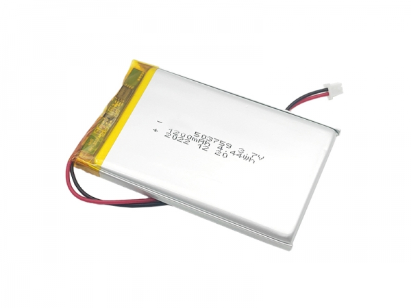 3.7V聚合物锂电池|503759 3.7V 1200mAh-2pin