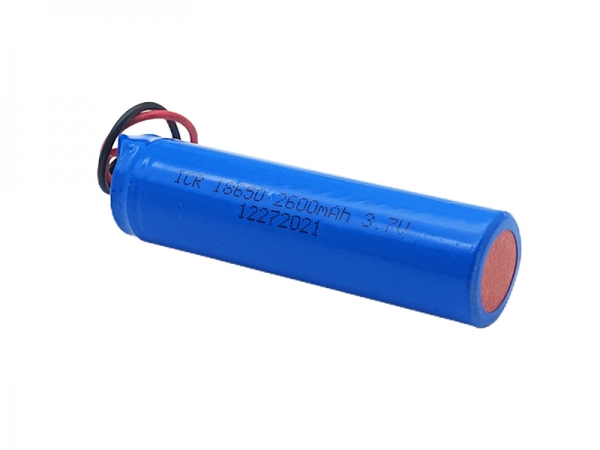 3.7V 2600mAh cylindrical lithium battery