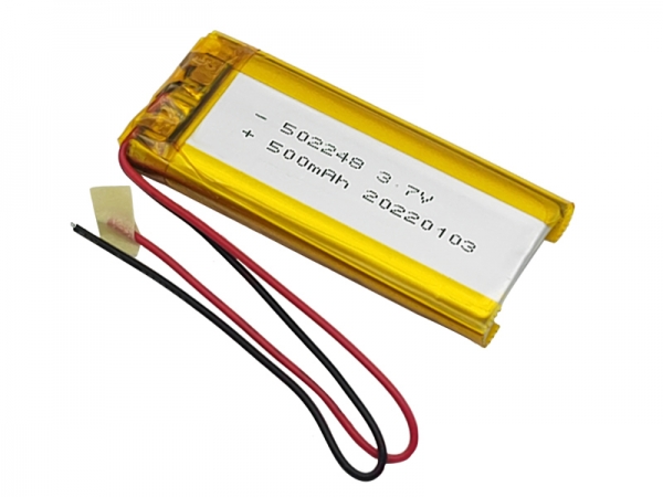 3.7V聚合物锂电池|502248 500mAh 3.7V