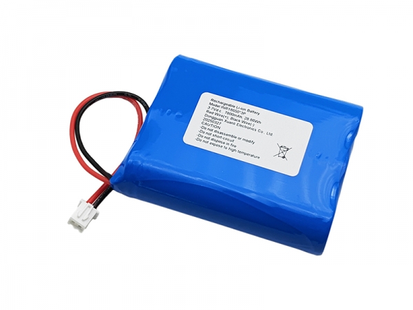 3.7V 7800mAh 18650 cylindrical lithium battery |1S3P lithium battery plug 2.0