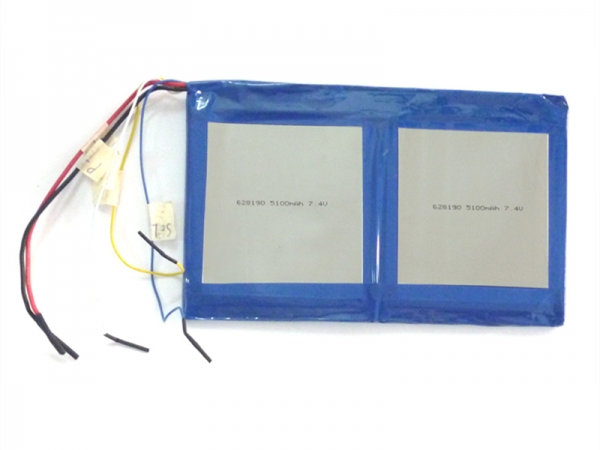 7.4V polymer lithium battery | 628190 7.4V 5100mAh