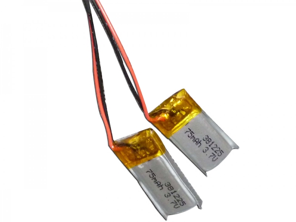 3.7V polymer lithium battery|381225 75mAh 3.7V