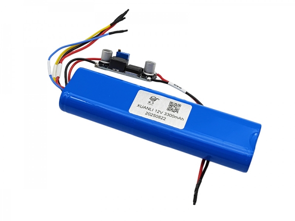 12V 3300mAh smart communication lithium battery: 18650 lithium battery