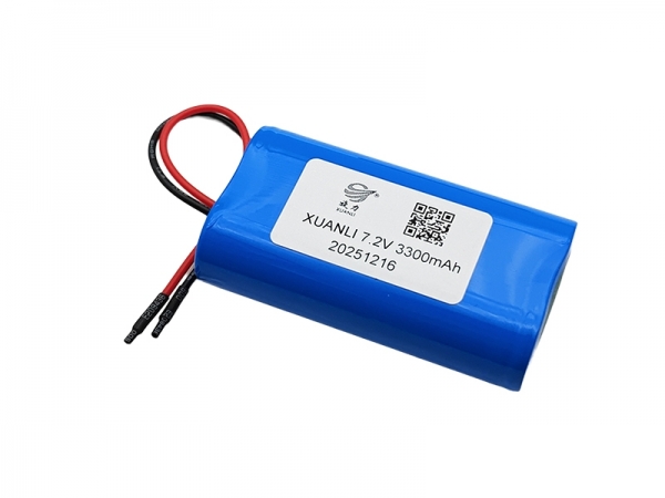 7.2V 3300mAh 圆柱锂电池 | 18650 锂电池